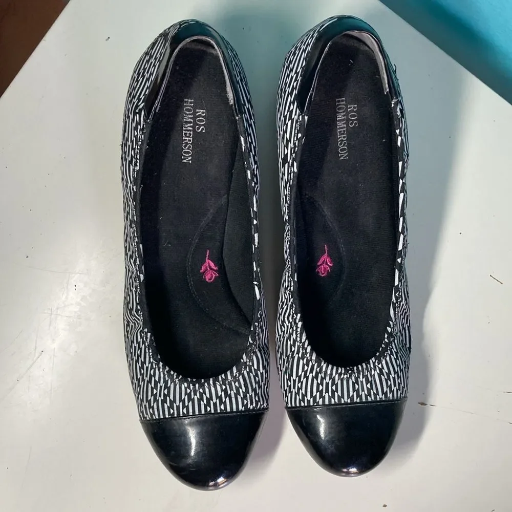 Roz Hommerson 1.5” Wedge Heels Womens Size 9 Slip On Shoes